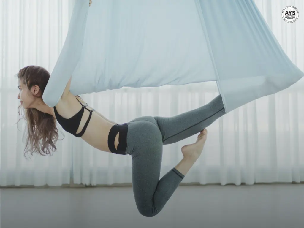 Aerial yoga school offering certified training under World Yoga Alliance