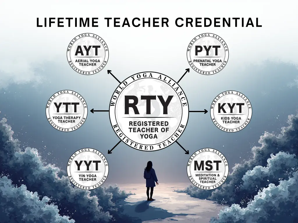 Apply for lifetime yoga teacher registration and Certification with World Yoga Alliance Standard. get Credential today.
