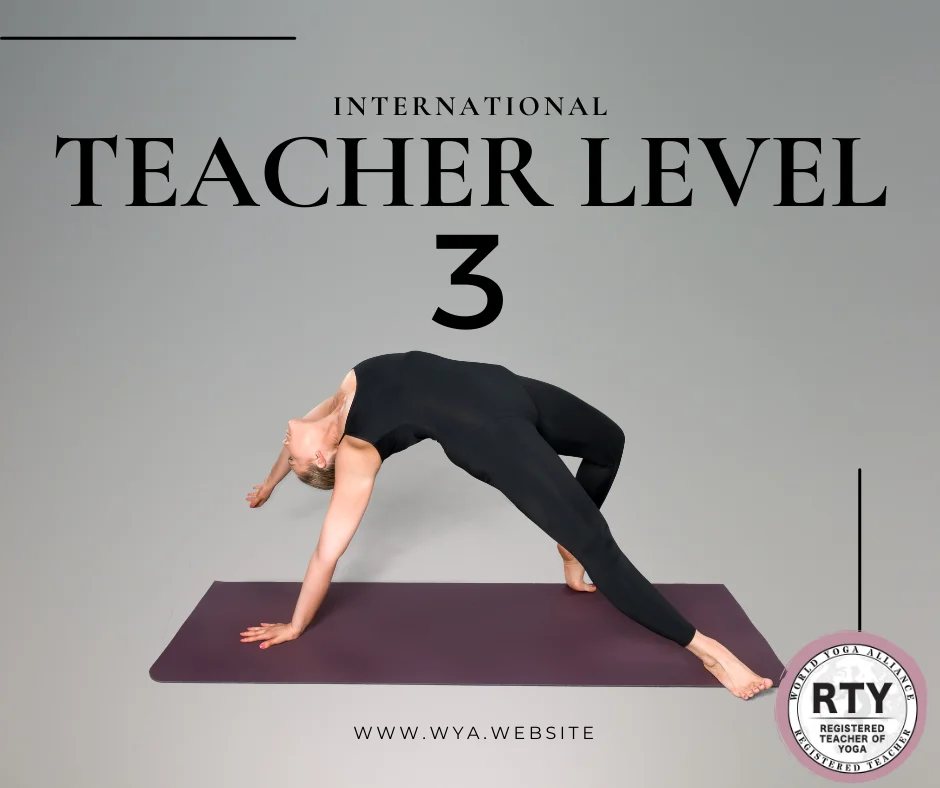 Yoga Teacher Registration RTY Level 3 – 301 to 500 Hour Registered Yoga Teacher